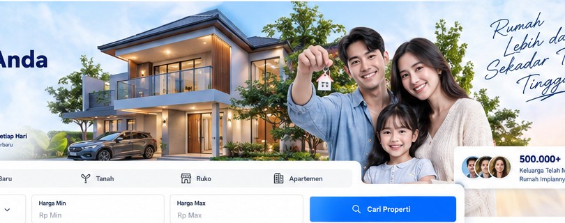 Rumah modern dan keluarga